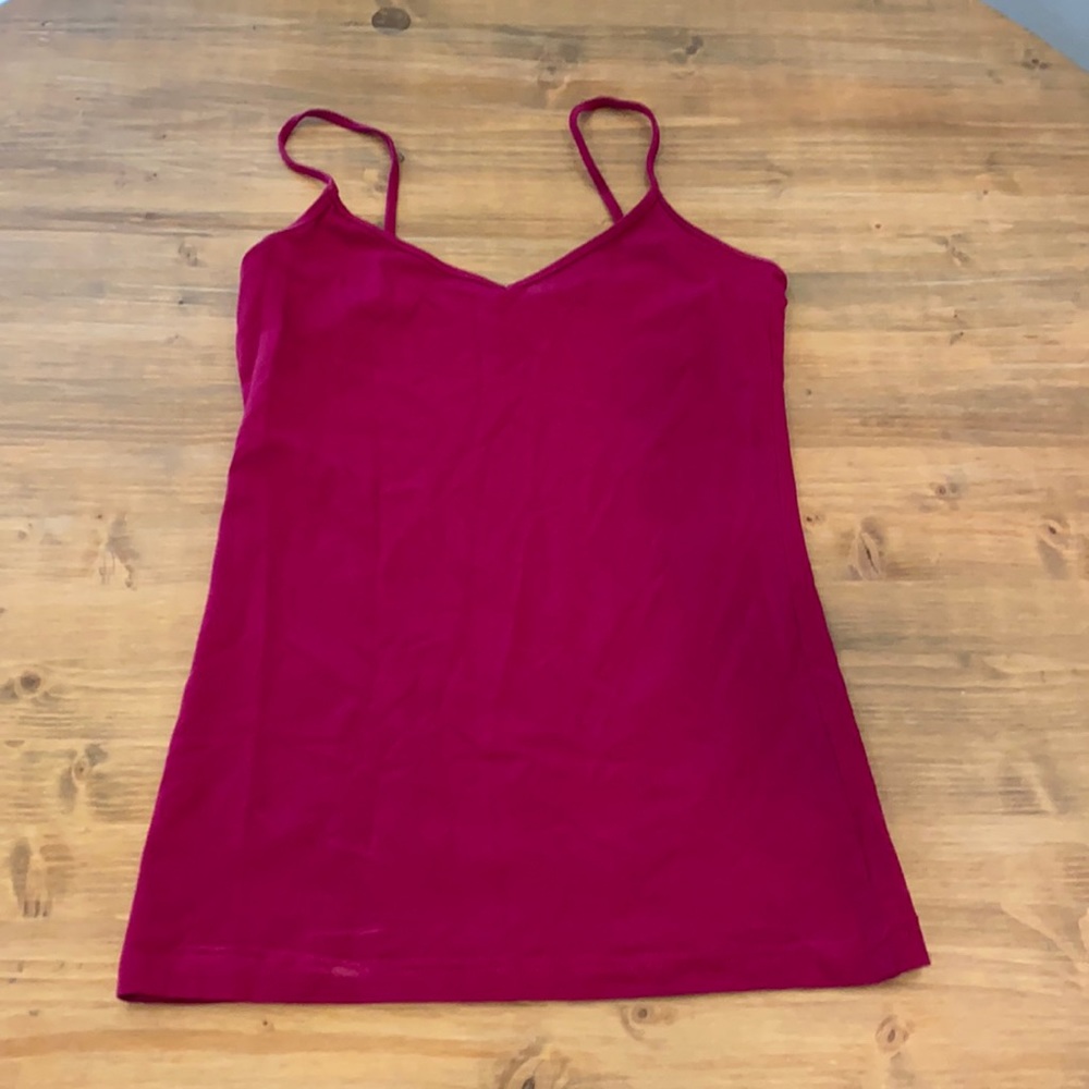 Deep pink tank top